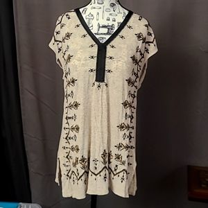 Lucky Brand Women's Medium Short Sleeve Top